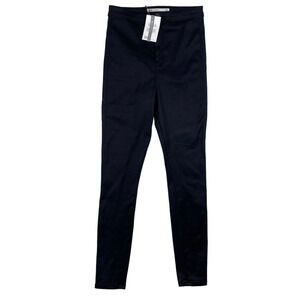 NWT ASOS Denim Farleigh Black High Waisted Mom Skinny Slim Jeans Women's Size 28